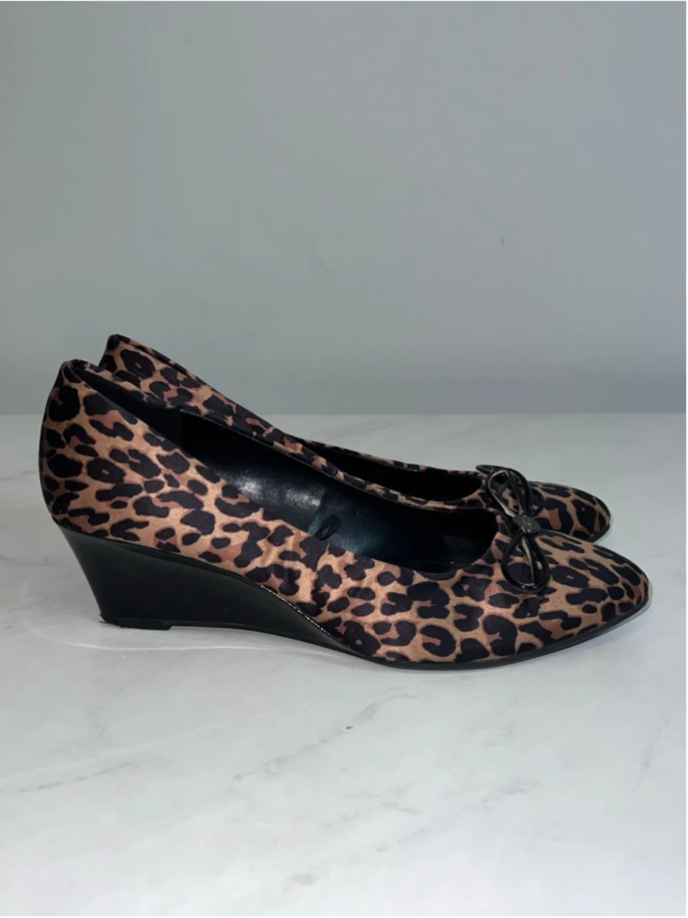 Women's Bandolino Leopard Print Wedge Shoes, Animal Print 8